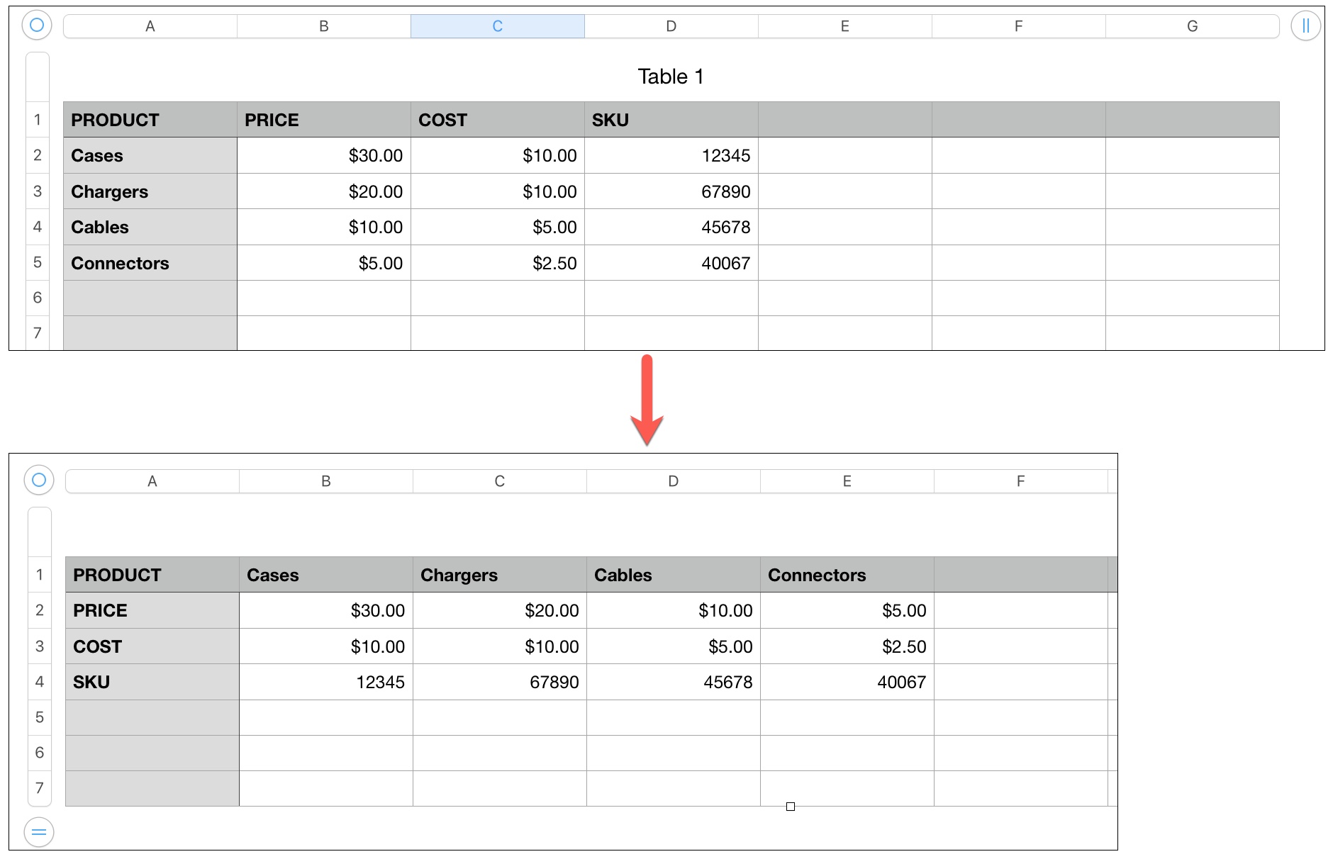 number rows in excel for mac